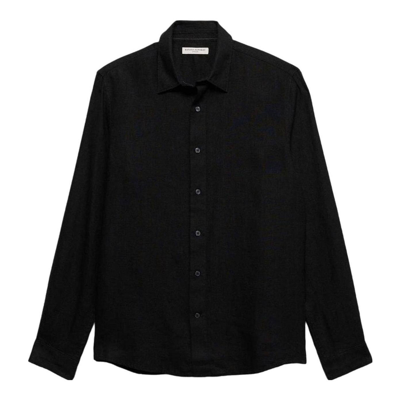 Banana Republic | Standard-Fit Texture-Stripe Linen Shirt