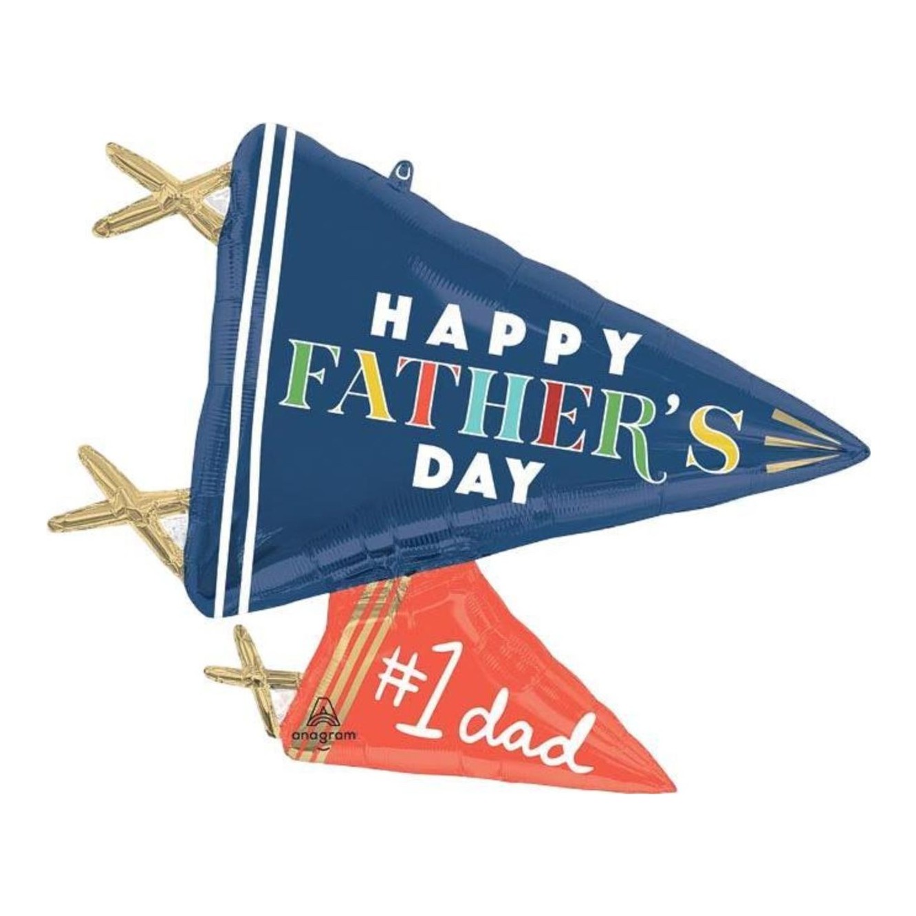 GATHERINGS BY CURATED PAPERIE | Father’s Day Varsity Pennant Balloon – 28"