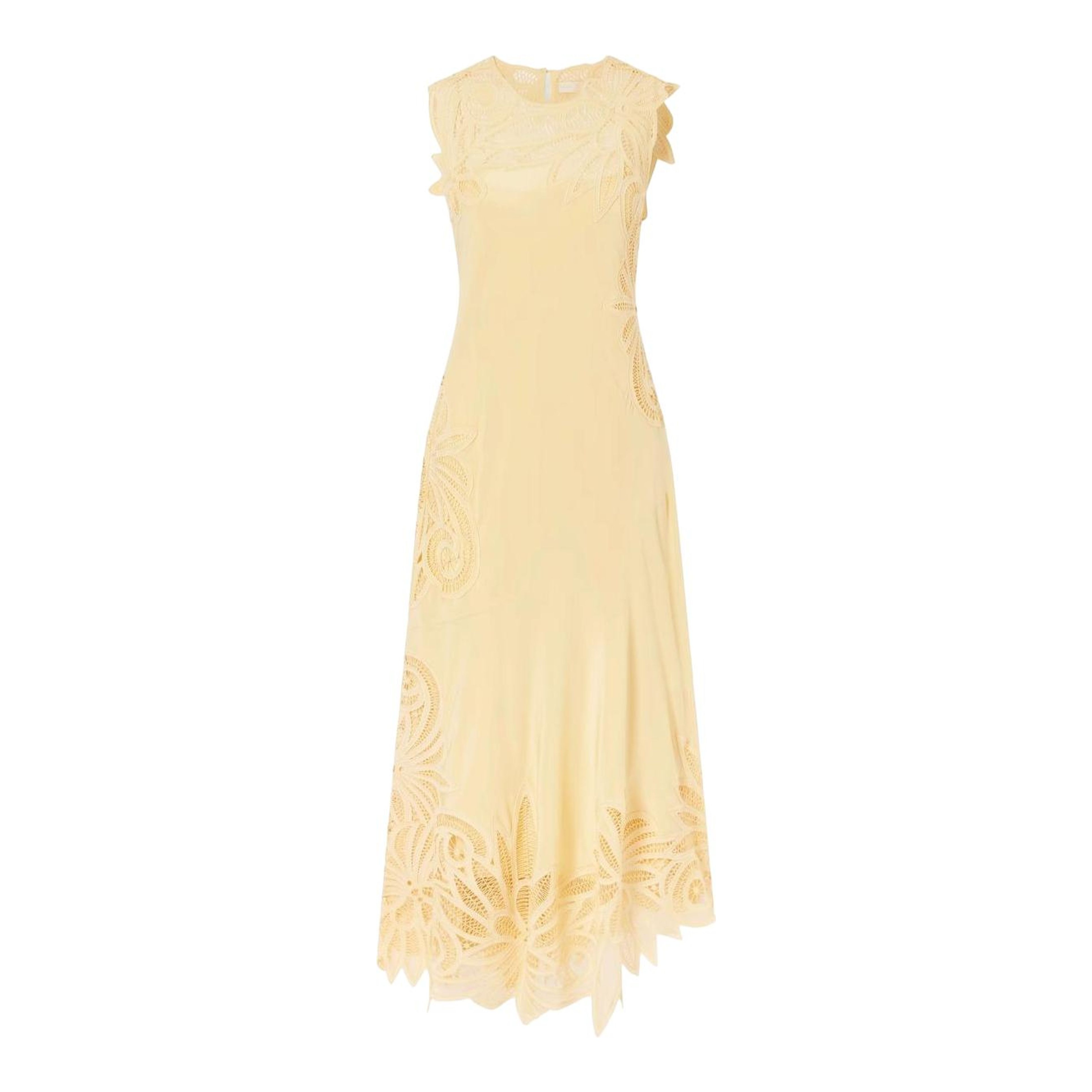 ulla johnson eve embellished silk midi dress Ulla Johnson