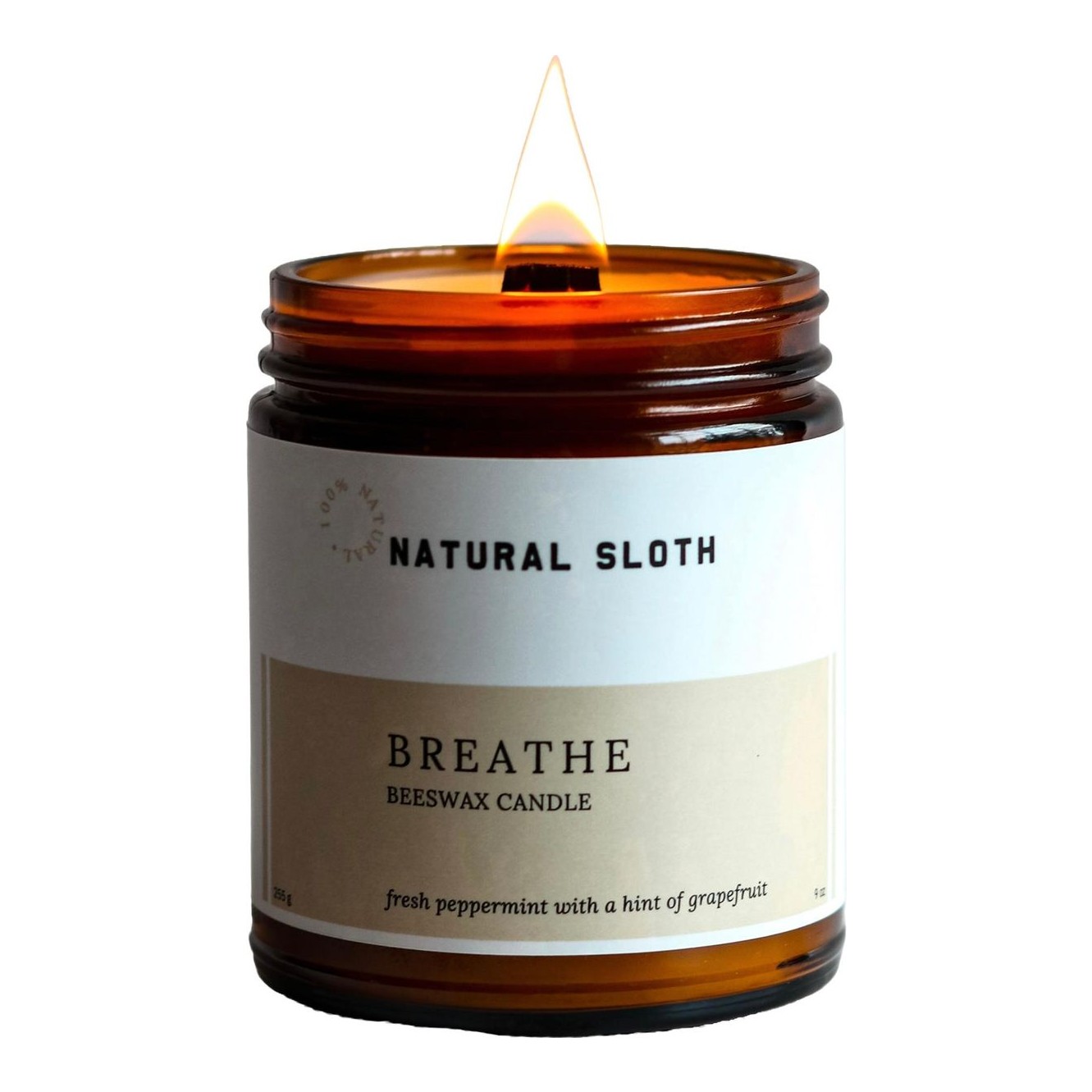 NATURAL SLOTH | Breathe Beeswax Candles 9oz