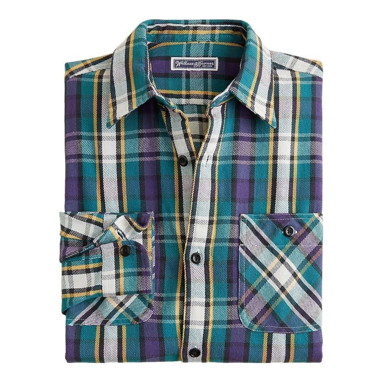 J.CREW - Wallace & Barnes Cotton Twill Workshirt In Plaid