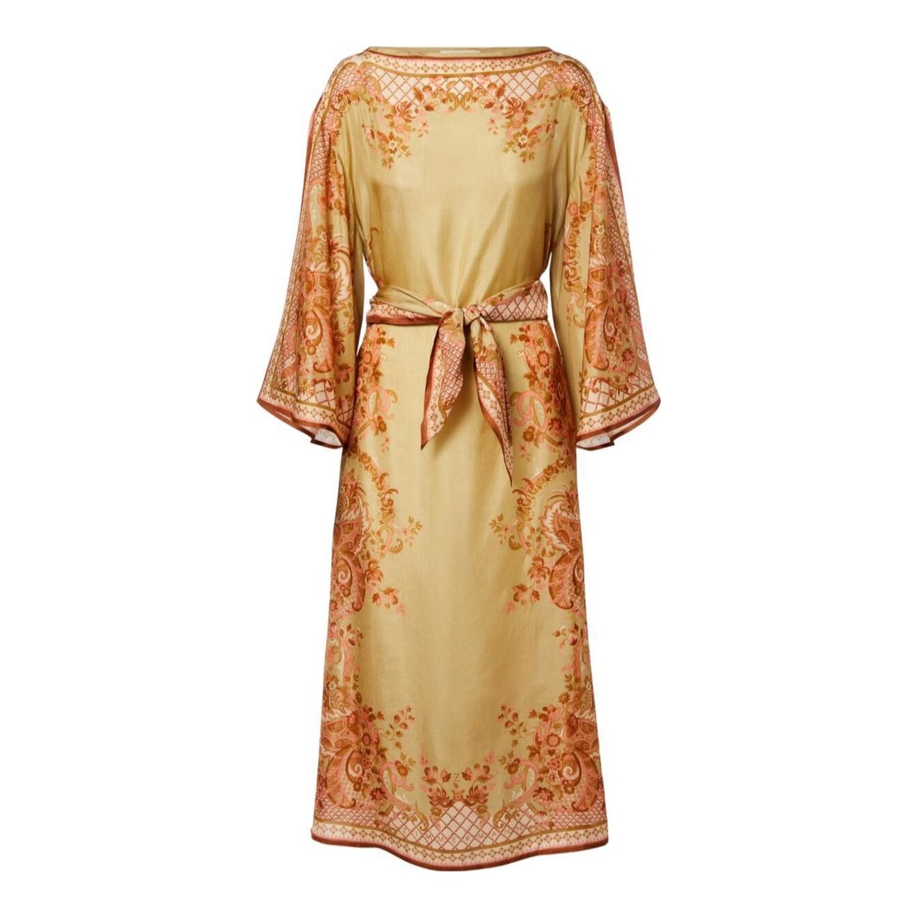 black silk long sleeve dress M.M.LaFleur Pepper Dress main image 1