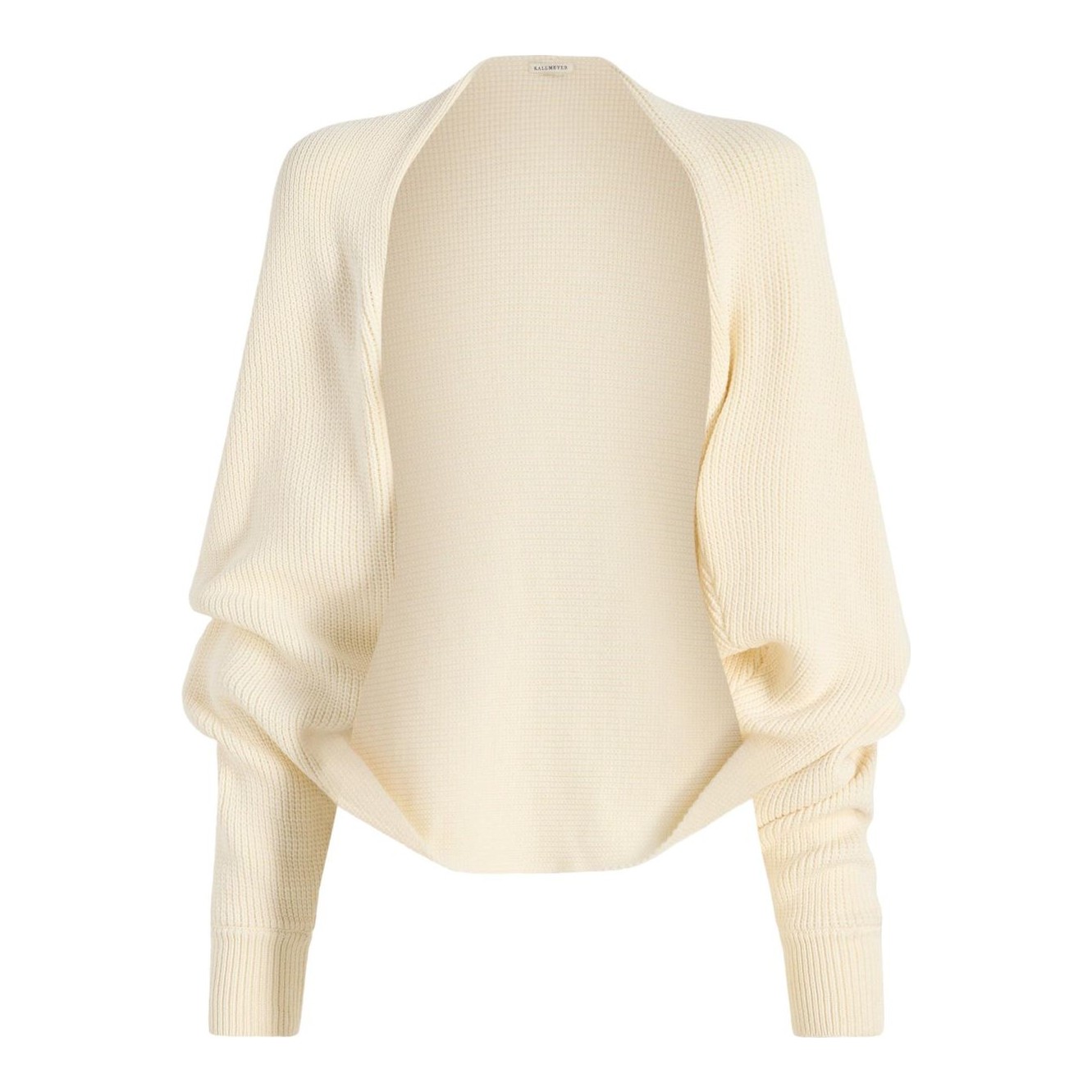 KALLMEYER (KALLMEYER.NYC) | Yara Shrug Cardigan in Cotton Knit - Cotton Knit