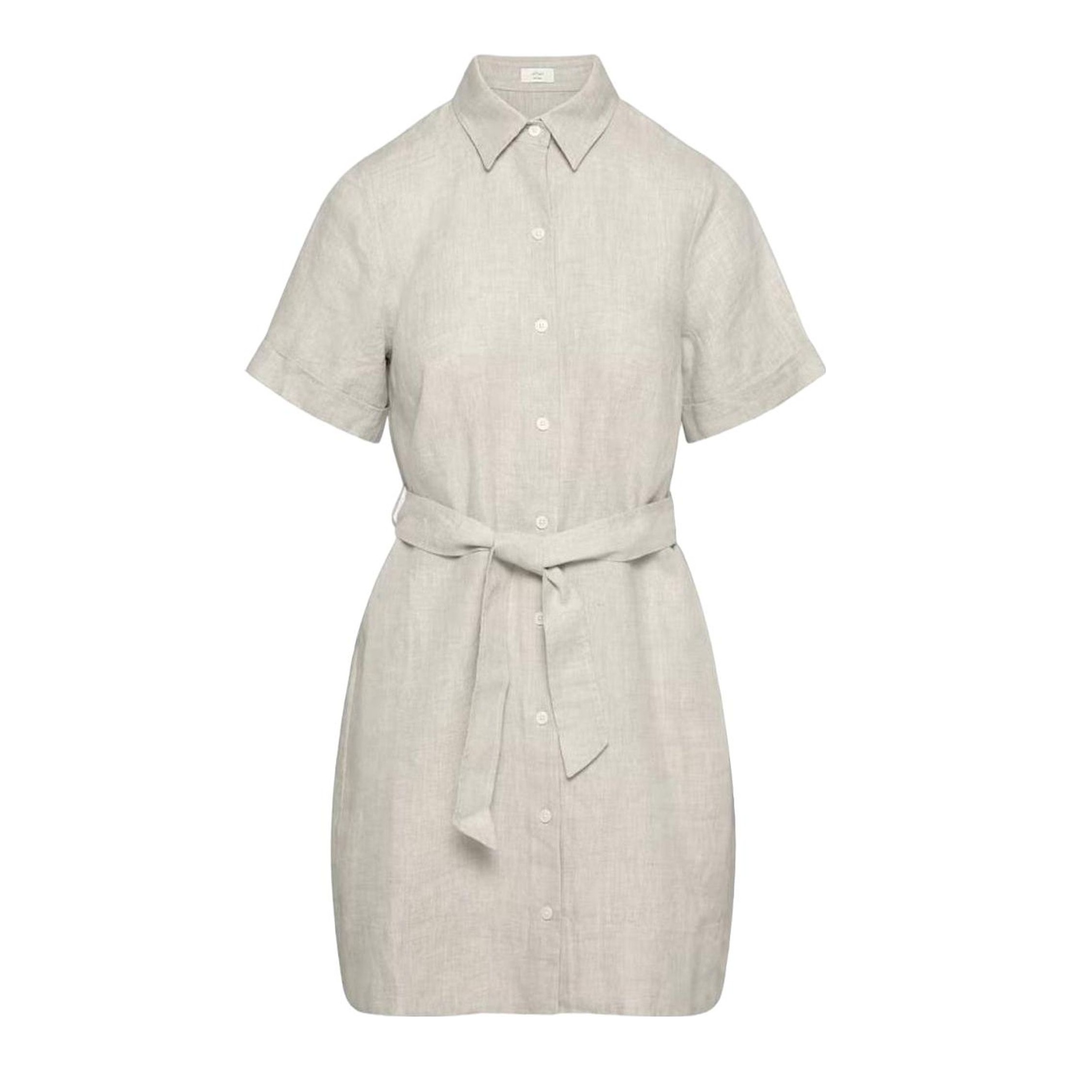 eleta linen mini dress This fabric is crafted from natural Eleta Linen Mini Dress |