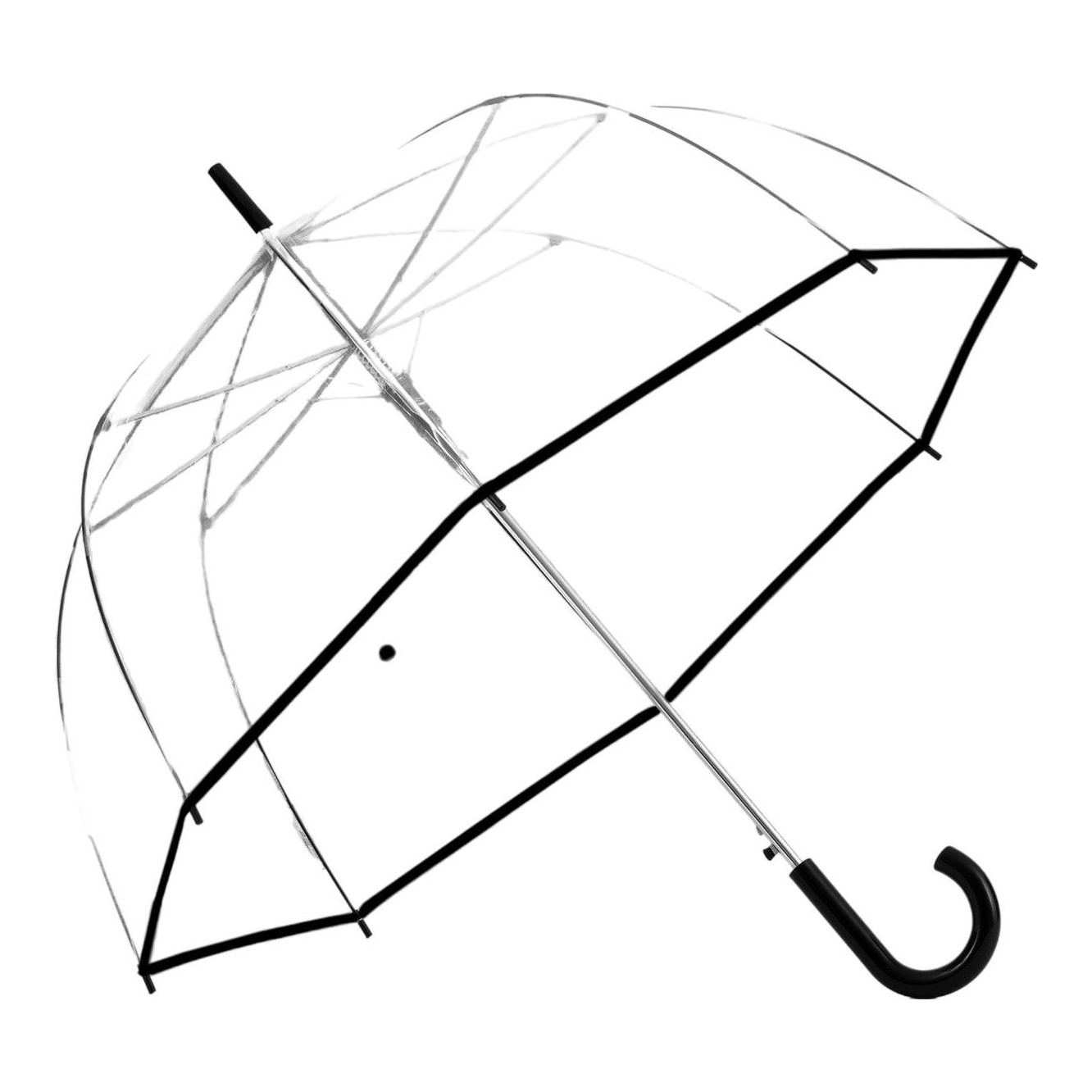 Auto Open 52" Arc Fashion Bubble Stick Umbrella