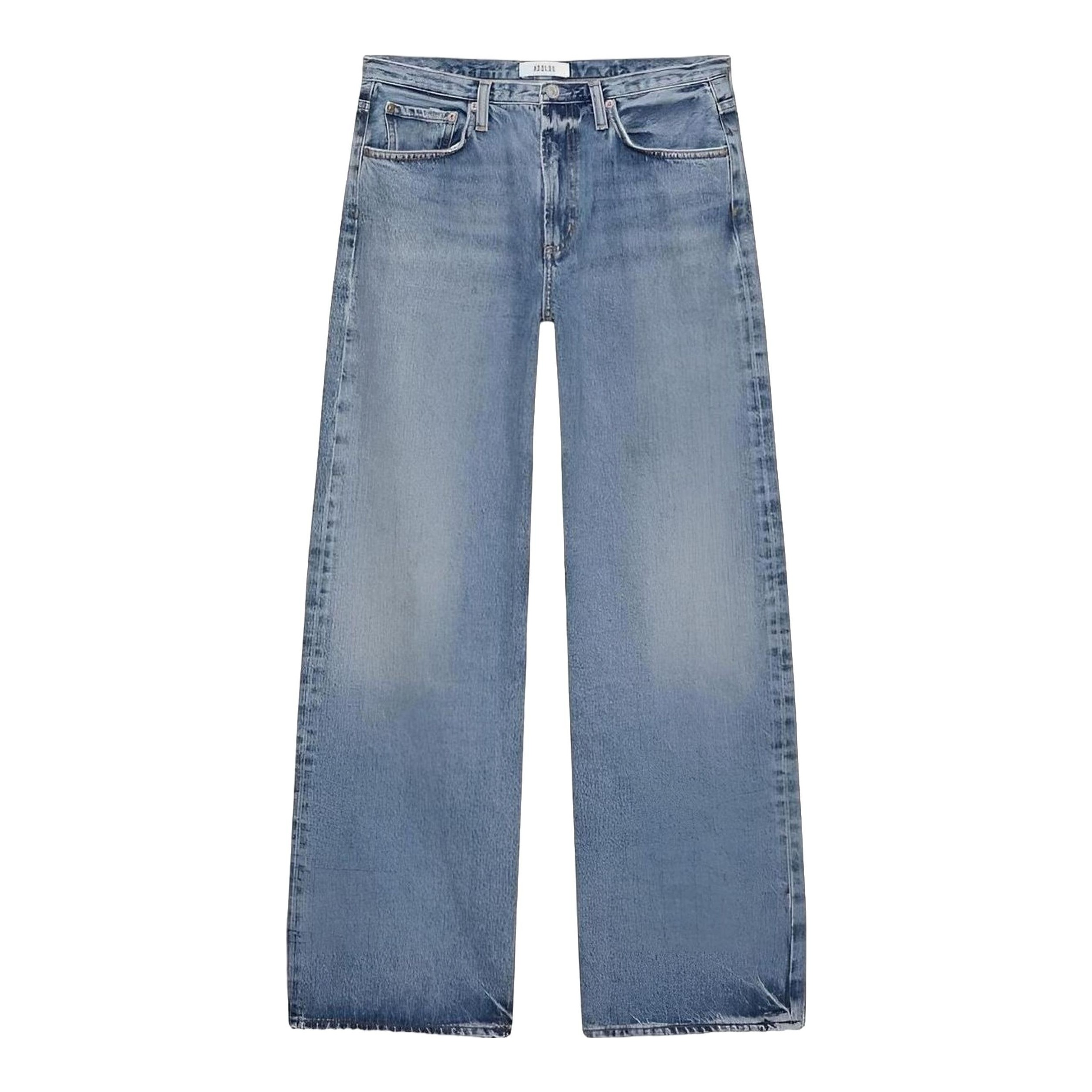 AGOLDE | Kiera Mid-Rise Wide-Leg Organic Jeans