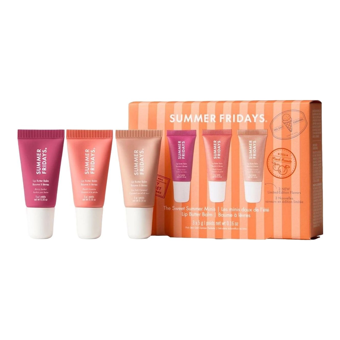 Summer Fridays Lip Butter Balm Trio