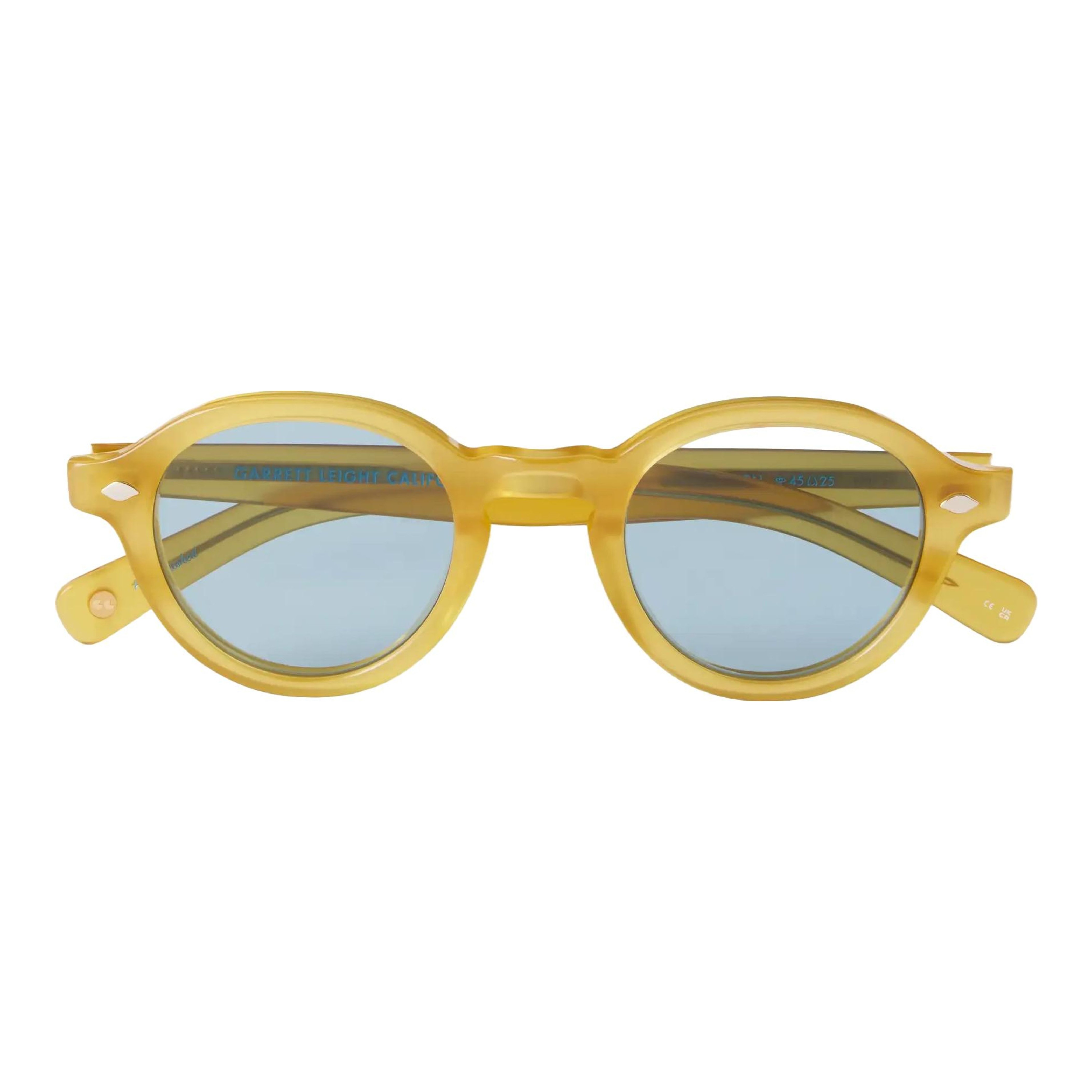 Flipper Round-Frame Acetate Sunglasses