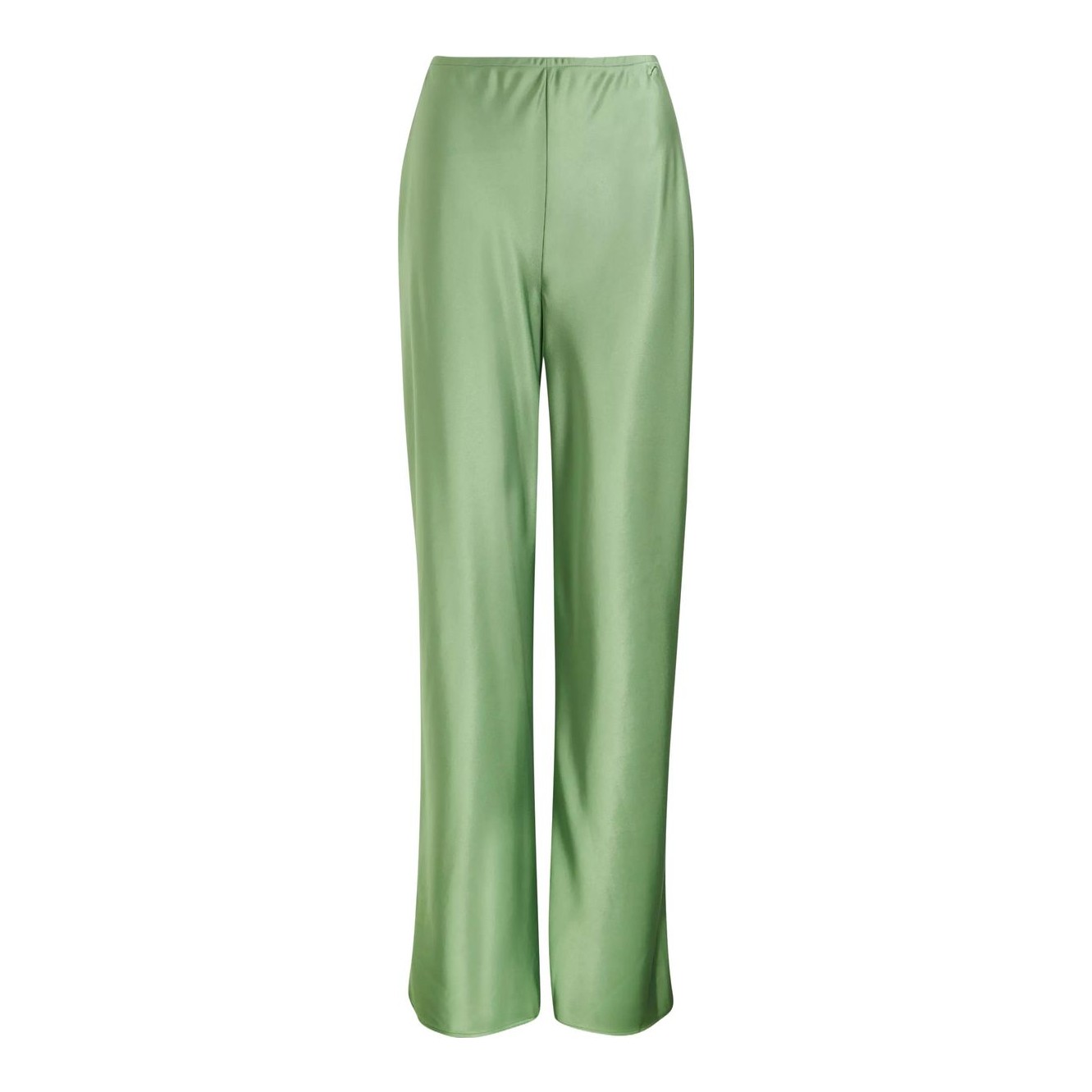 Gale Satin Mid Rise Bias Pant