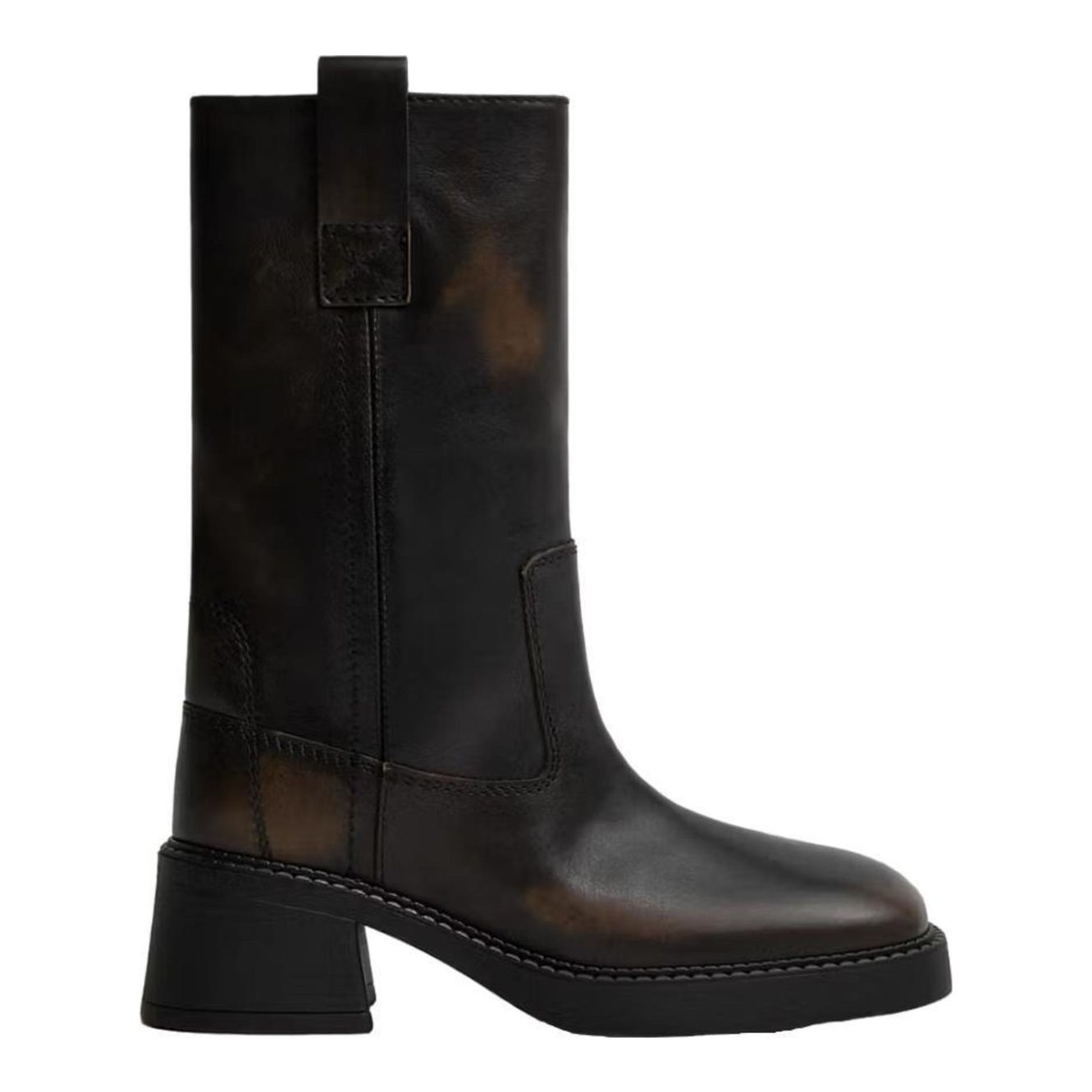 Inaya Boots - Brown Brush Off Leather