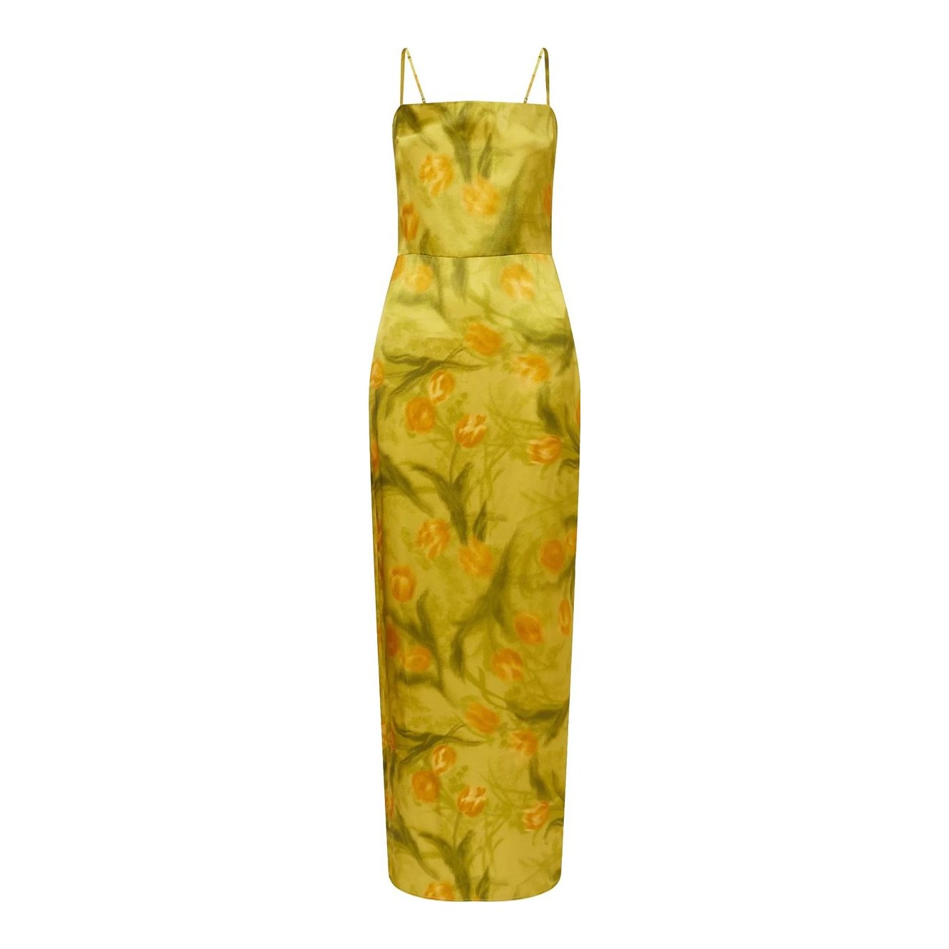 Frankie Silk Dress (Cafe)