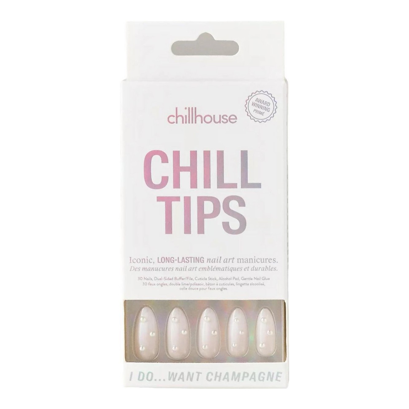 Press Ons Chill Tips in Almond