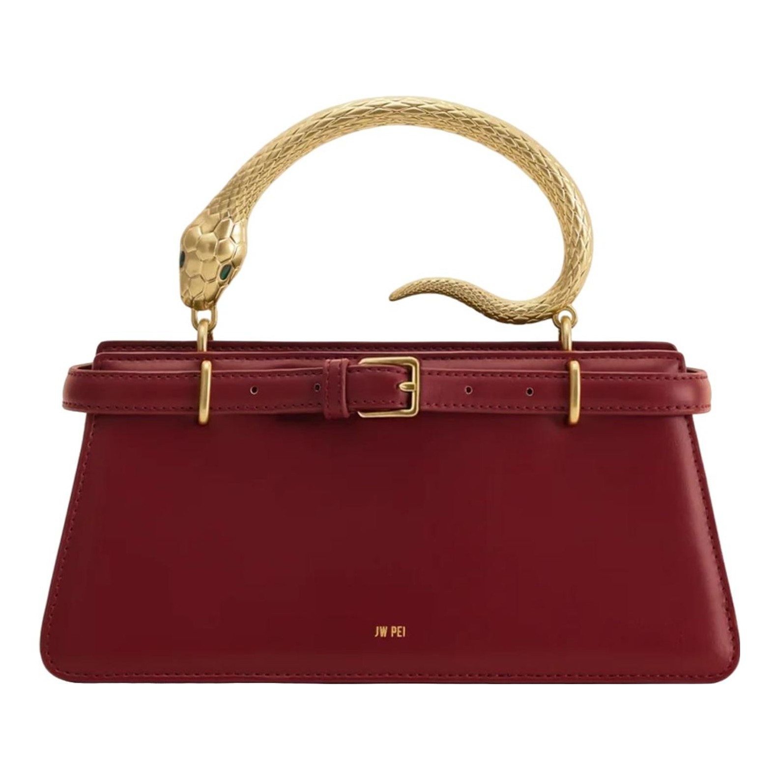 Elena Snake Handle Top Handle Bag