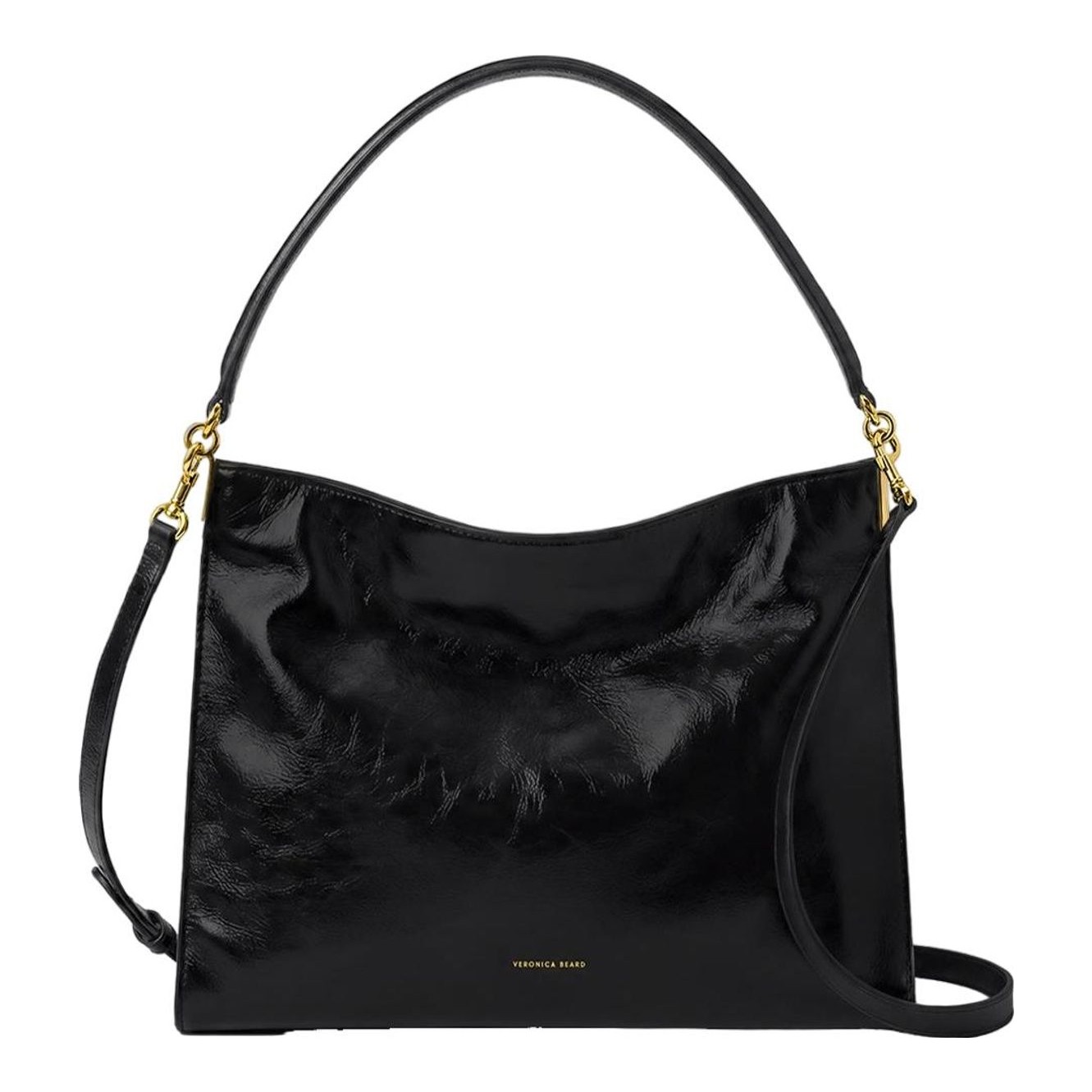 Vida Leather Slouch Shoulder Bag