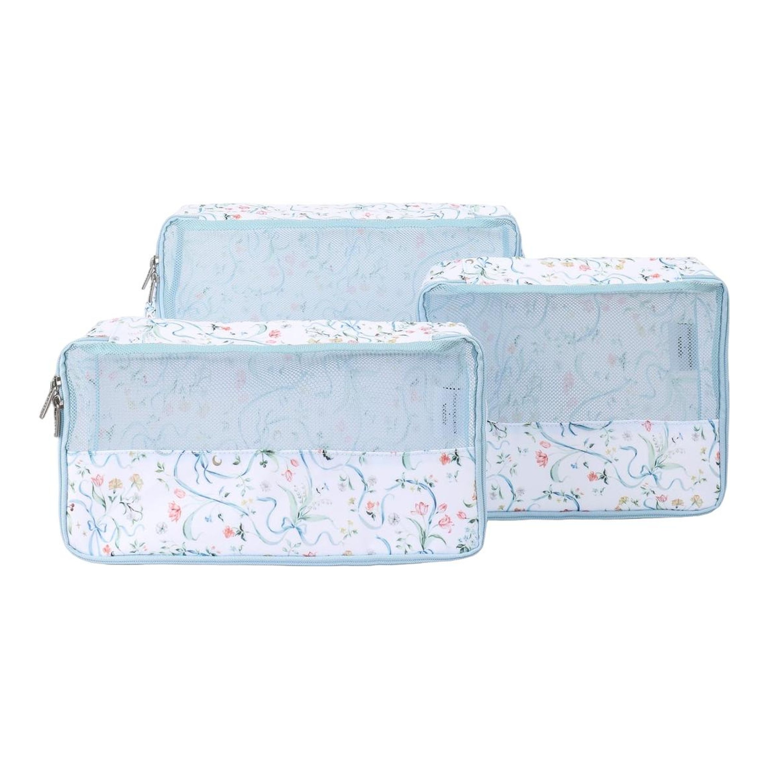 Lily of the Valley Ribbon Bouquet Packing Cube Bundle (3 pieces)