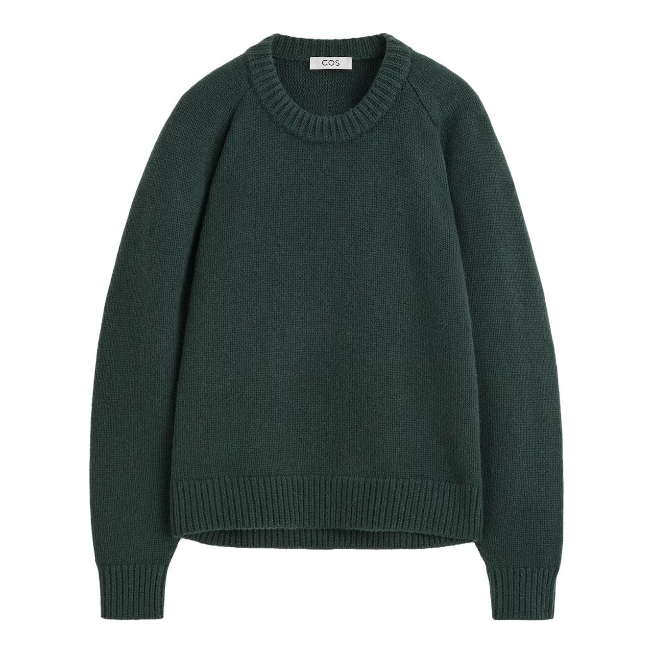 Rounded Cashmere Crew-Neck Jumper